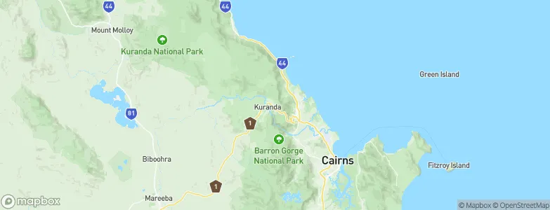Kuranda, Australia Map