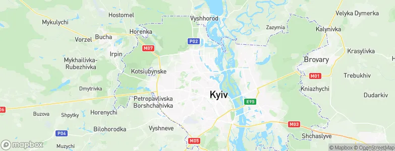 Kurenivka, Ukraine Map