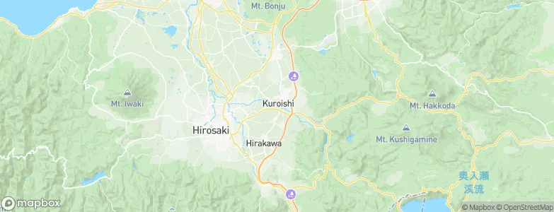 Kuroishi, Japan Map