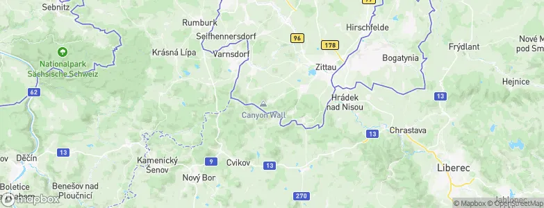 Kurort Jonsdorf, Germany Map