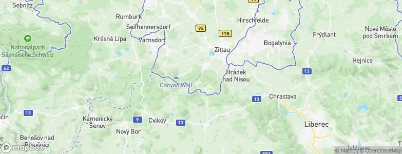 Kurort Oybin, Germany Map
