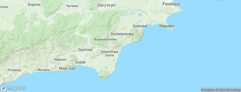 Kurortnoye, Ukraine Map