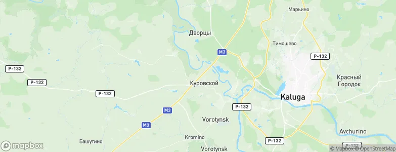 Kurovskoye, Russia Map