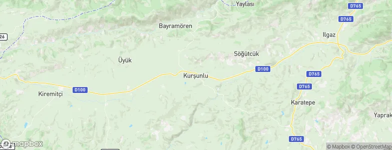 Kurşunlu, Turkey Map