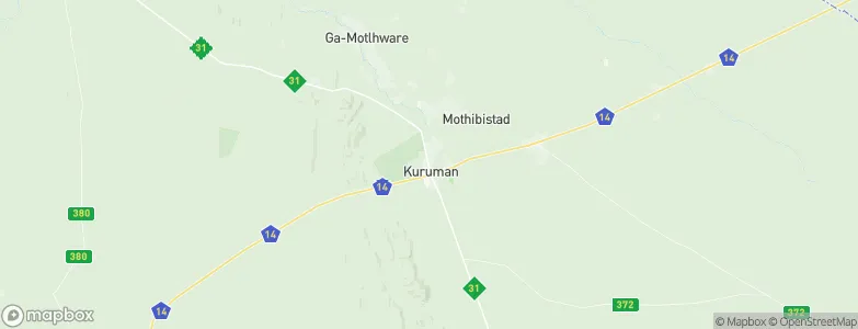 Kuruman, South Africa Map