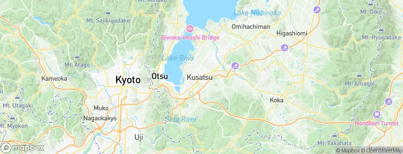 Kusatsu, Japan Map