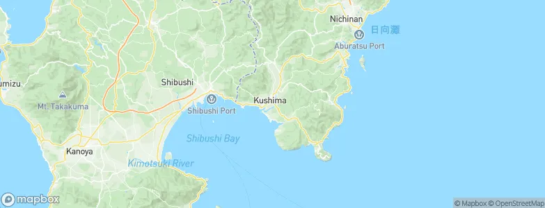 Kushima, Japan Map