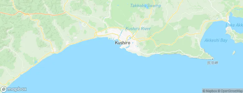 Kushiro, Japan Map