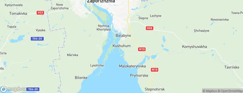 Kushuhum, Ukraine Map