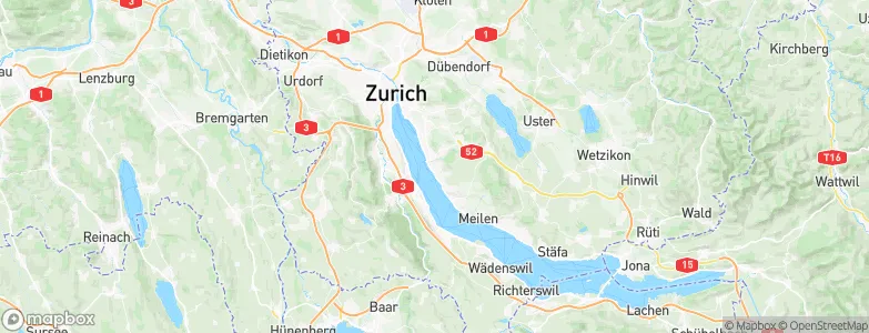Küsnacht / Heslibach, Switzerland Map