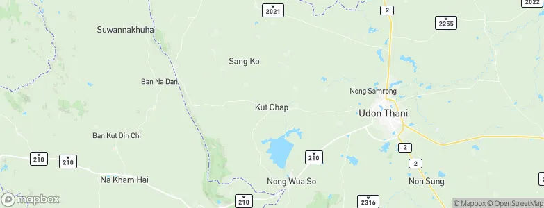 Kut Chap, Thailand Map