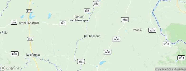 Kut Khaopun, Thailand Map