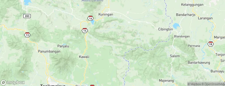Kutamangu, Indonesia Map