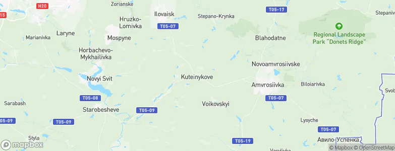 Kuteynykove, Ukraine Map