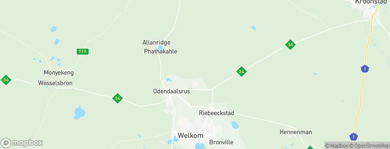 Kutloanong, South Africa Map