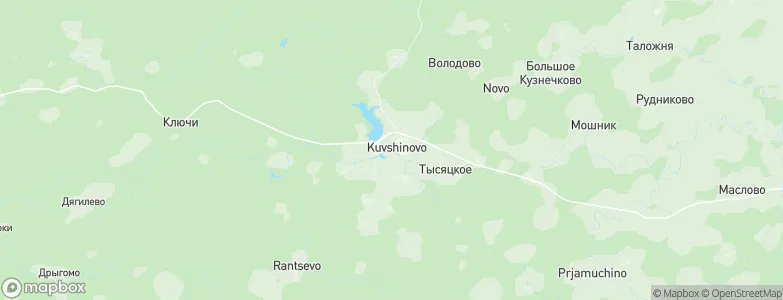 Kuvshinovo, Russia Map
