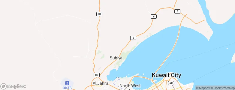 Kuwait, Kuwait Map