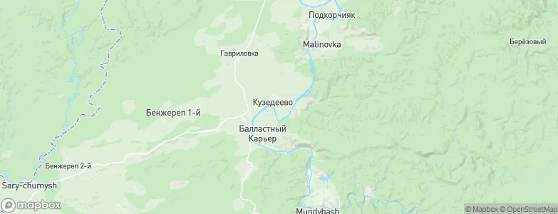 Kuzedeyevo, Russia Map