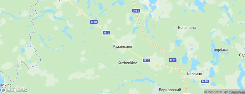 Kuzhenkino, Russia Map