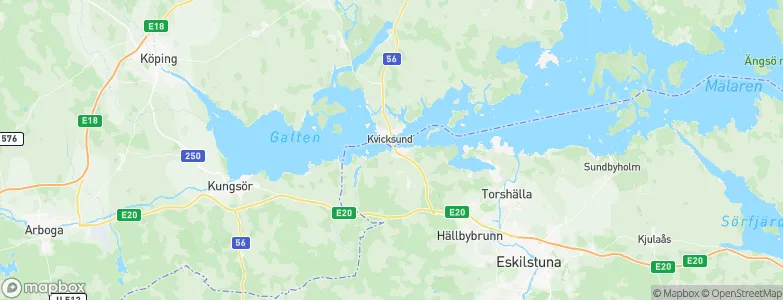 Kvicksund, Sweden Map
