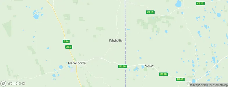 Kybybolite, Australia Map