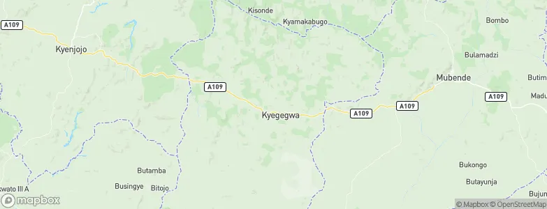 Kyegegwa, Uganda Map