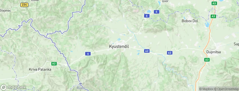 Kyustendil, Bulgaria Map