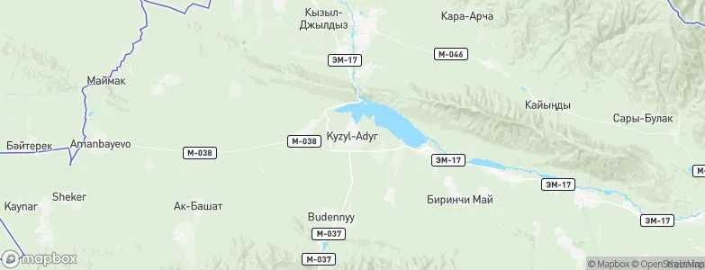 Kyzyl-Adyr, Kyrgyzstan Map