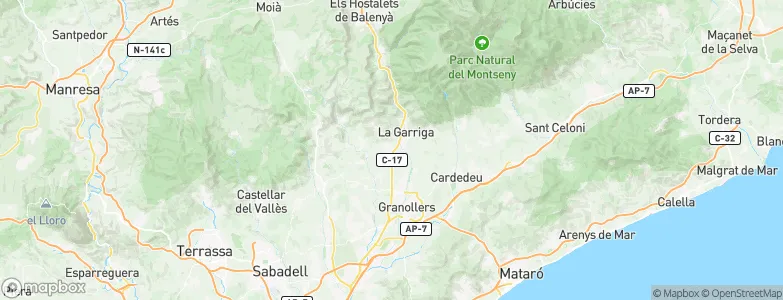 L'Ametlla del Vallès, Spain Map