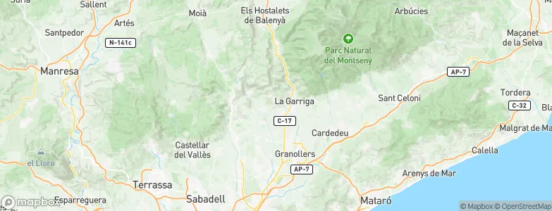 l'Ametlla del Vallès, Spain Map