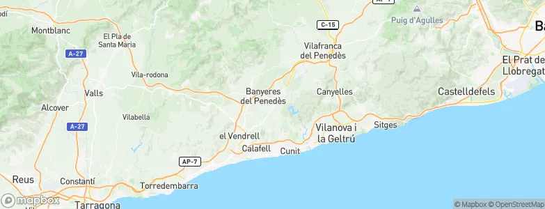 L'Arboç, Spain Map