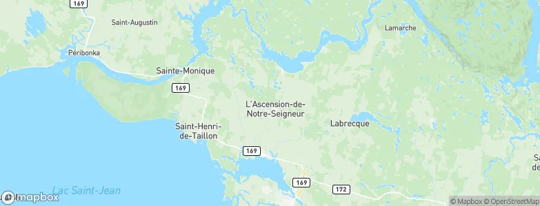 L'Ascension-de-Notre-Seigneur, Canada Map