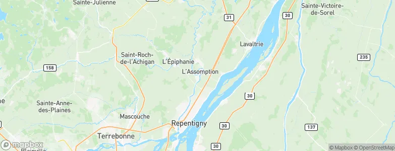 L'Assomption, Canada Map