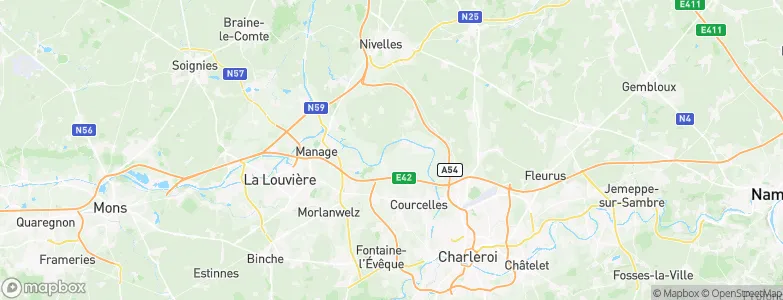 L'Aulnois, Belgium Map
