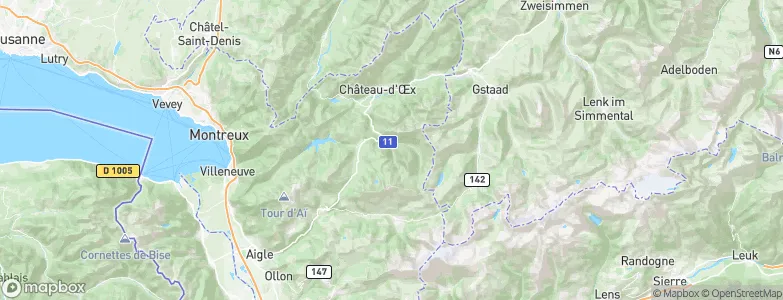 L'Etivaz, Switzerland Map