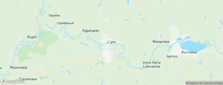 L’gov, Russia Map