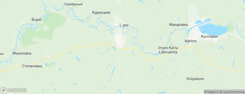 L'govskiy, Russia Map
