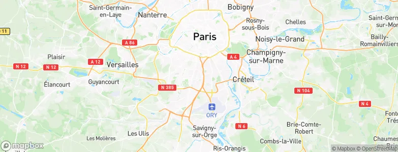 L'Haÿ-les-Roses, France Map