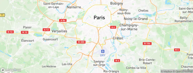 L'Haÿ-les-Roses, France Map