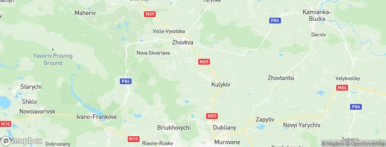 L’vivs’ka Oblast’, Ukraine Map