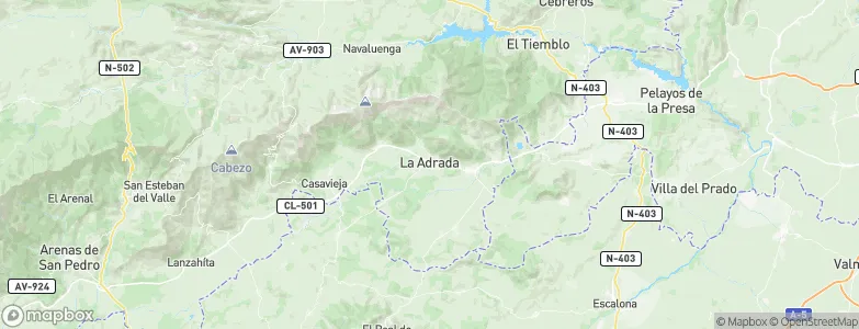 La Adrada, Spain Map
