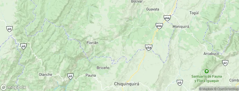 La Belleza, Colombia Map