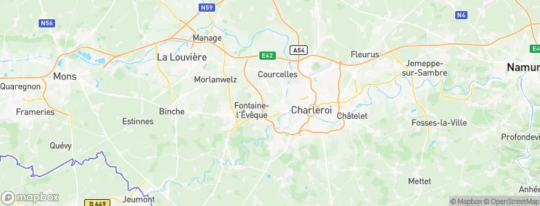 La Bretagne, Belgium Map