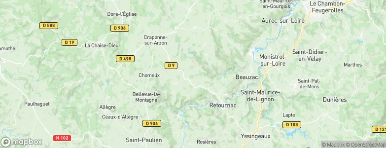 La Breure, France Map
