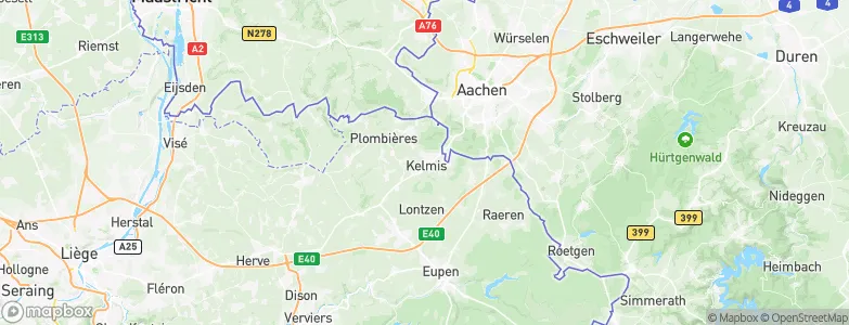 La Calamine, Belgium Map