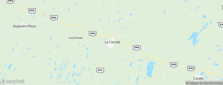 La Carlota, Argentina Map