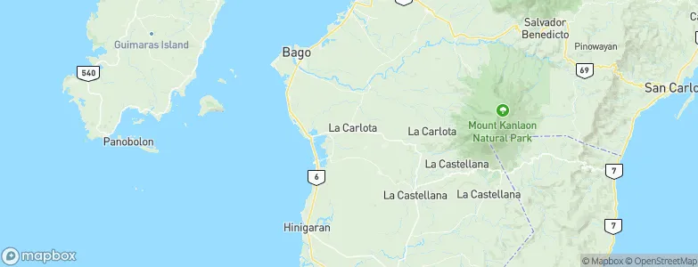 La Carlota City, Philippines Map