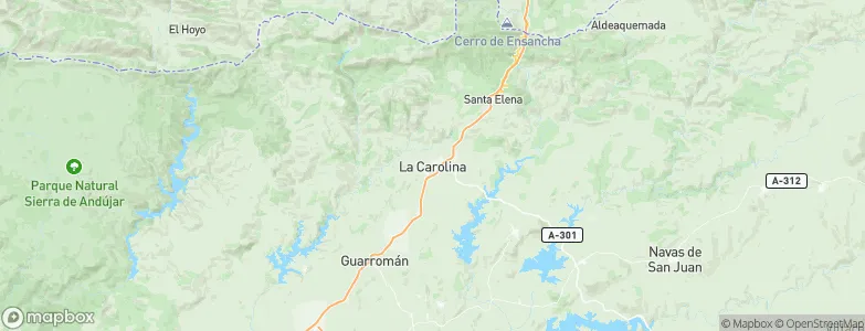 La Carolina, Spain Map