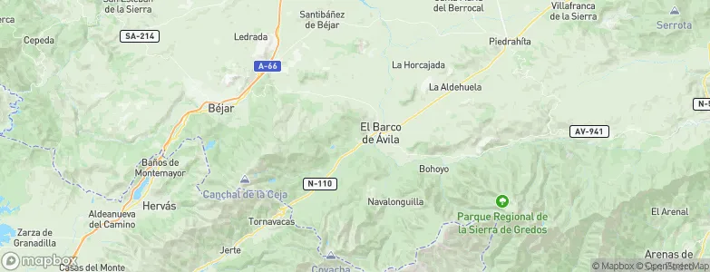 La Carrera, Spain Map