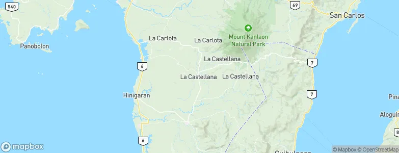 La Castellana, Philippines Map